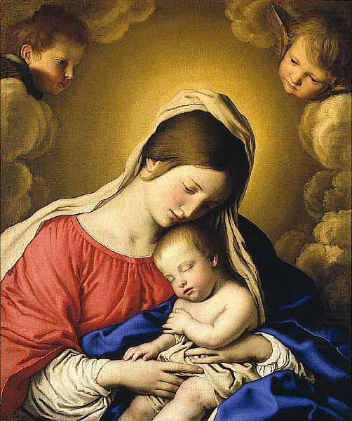 Giovan Battista Salvi Sassoferrato Madonna and Child china oil painting image